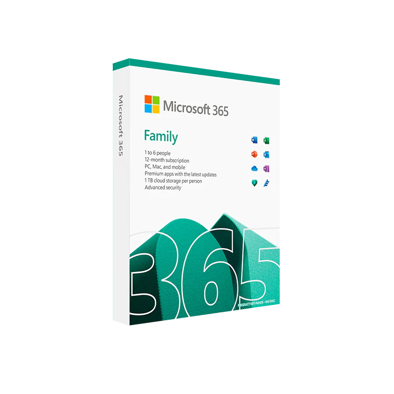 Abonnement Microsoft Office 365 Famille
